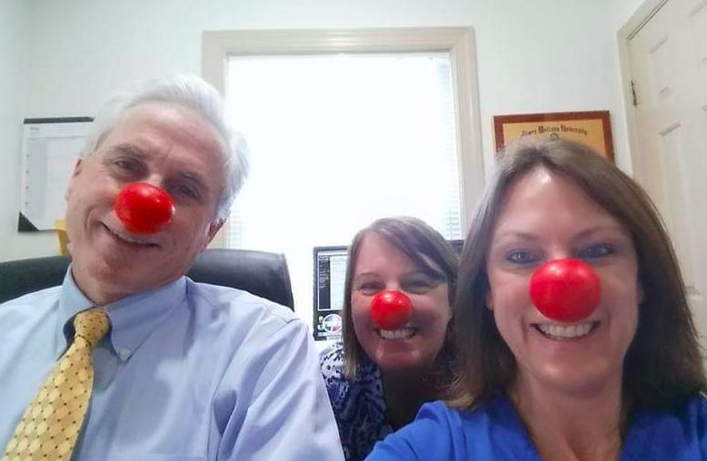 Being a medical assistant with dr. Mcconnell 3 Red nose day with dr. Mcconnel medical assistant dr. Mcconnell