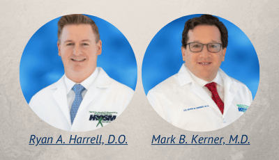 Hrosm welcomes two new physicians in 2021 4 Dr harrell and dr kerner circle headshots