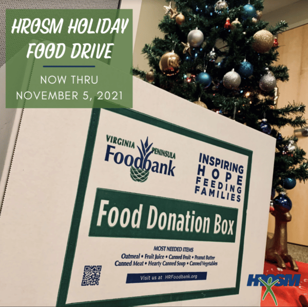 Hrosm holiday food drive 2021 4 Hrosm food drive
