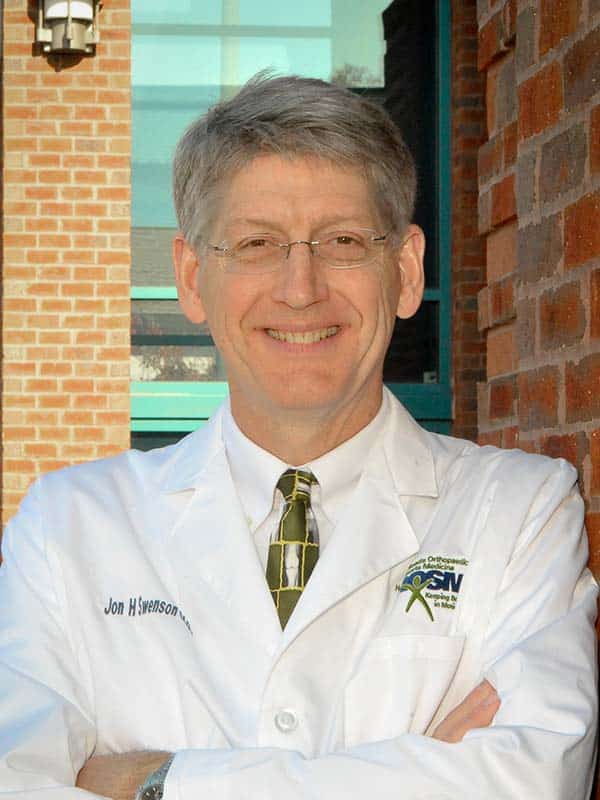 Dr. Jon swenson Jon h. Swenson m. D. , f. A. A. O. S. Request appointment with dr. Swenson