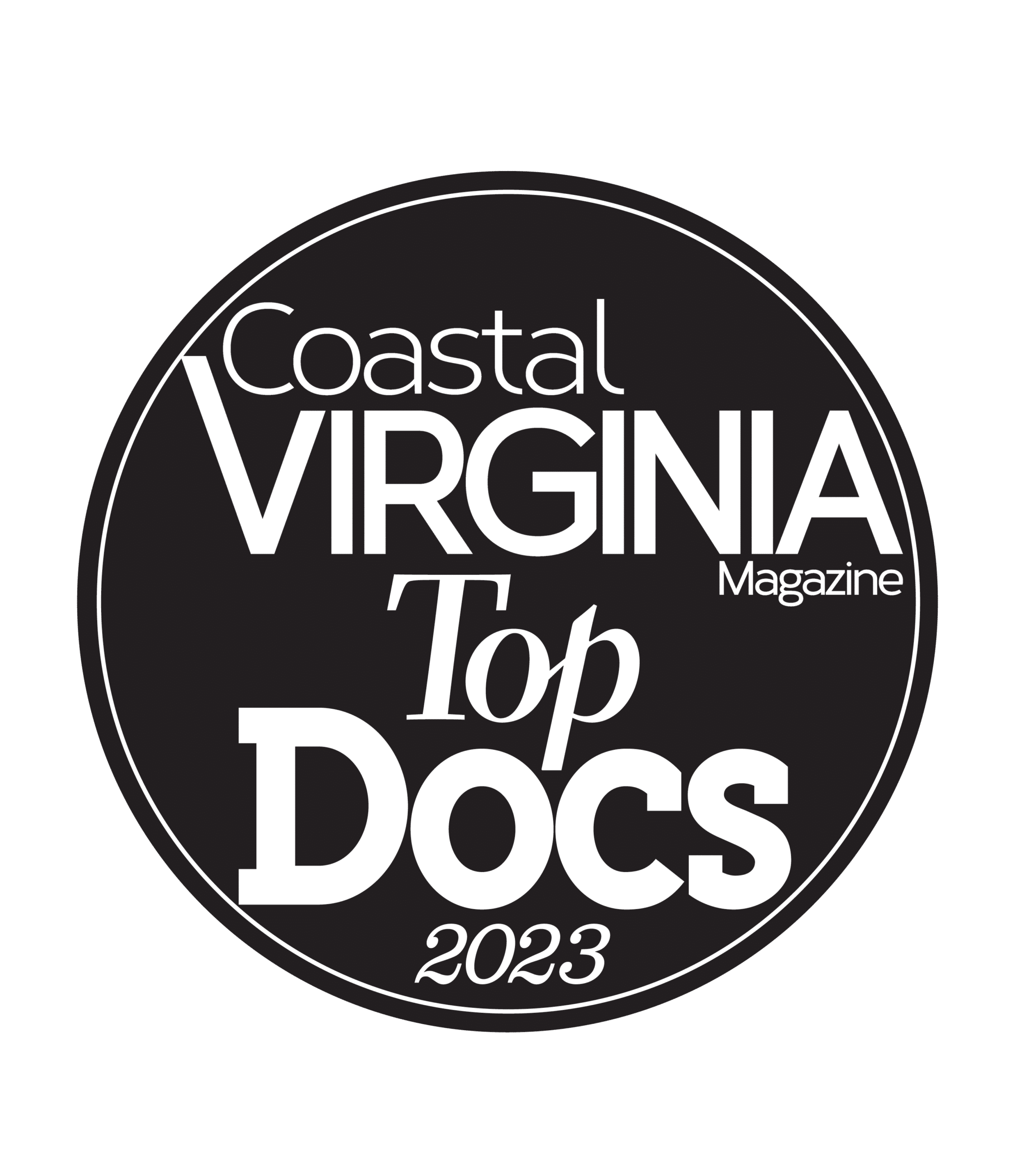 Coastal Virginia Top Doc 2023 award